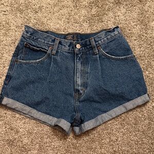 Abercrombie & Fitch Dark Blue Jean Shorts